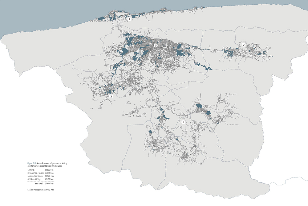 CABA - Cartografía de los barrios de Caracas 1966-2014