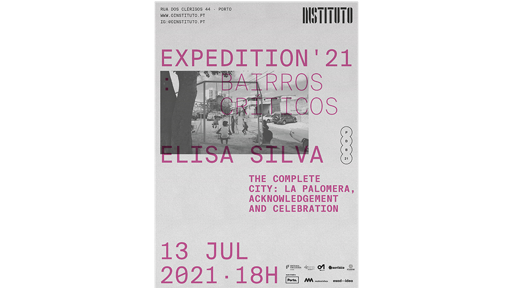 Elisa presents a conference "Complete City: La Palomera, acknowledgement and celebration" at the Institute of Oporto Portugal.