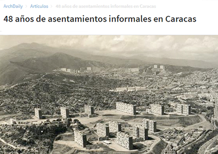 Plataforma Arquitectura "48 Años de asentamientos informales en Caracas"