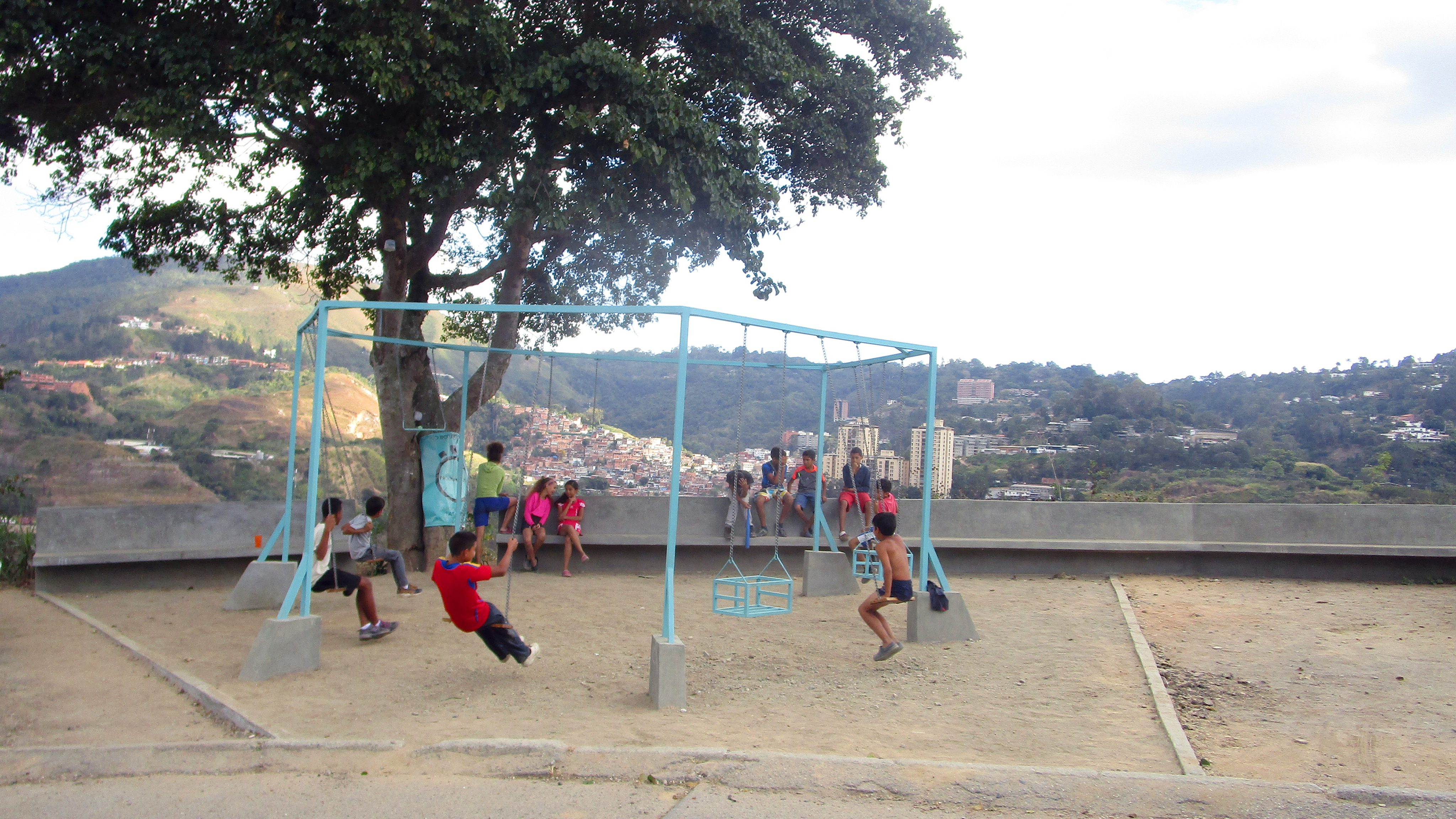 Un parque infantil en Las Brisas de La Palomera
